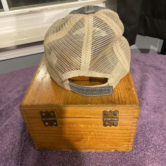 American Flag Patriotic‎ Hat Trucker SnapBack Cap One Size Black Distressed - Picture 4 of 9